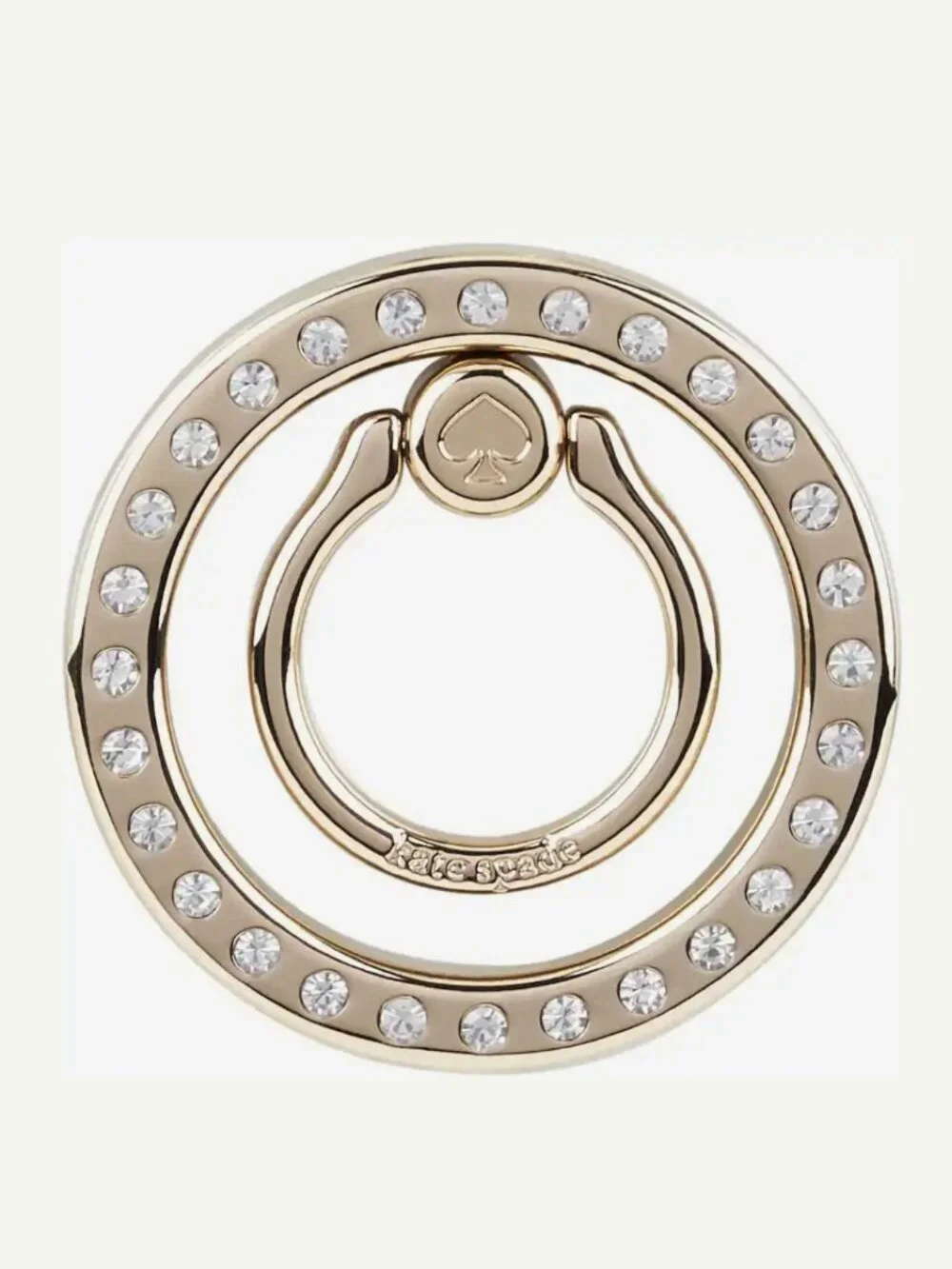 Kate Spade MagSafe Ring Stand Finger Grip Phone Stand 360° Rotation NIB Gold